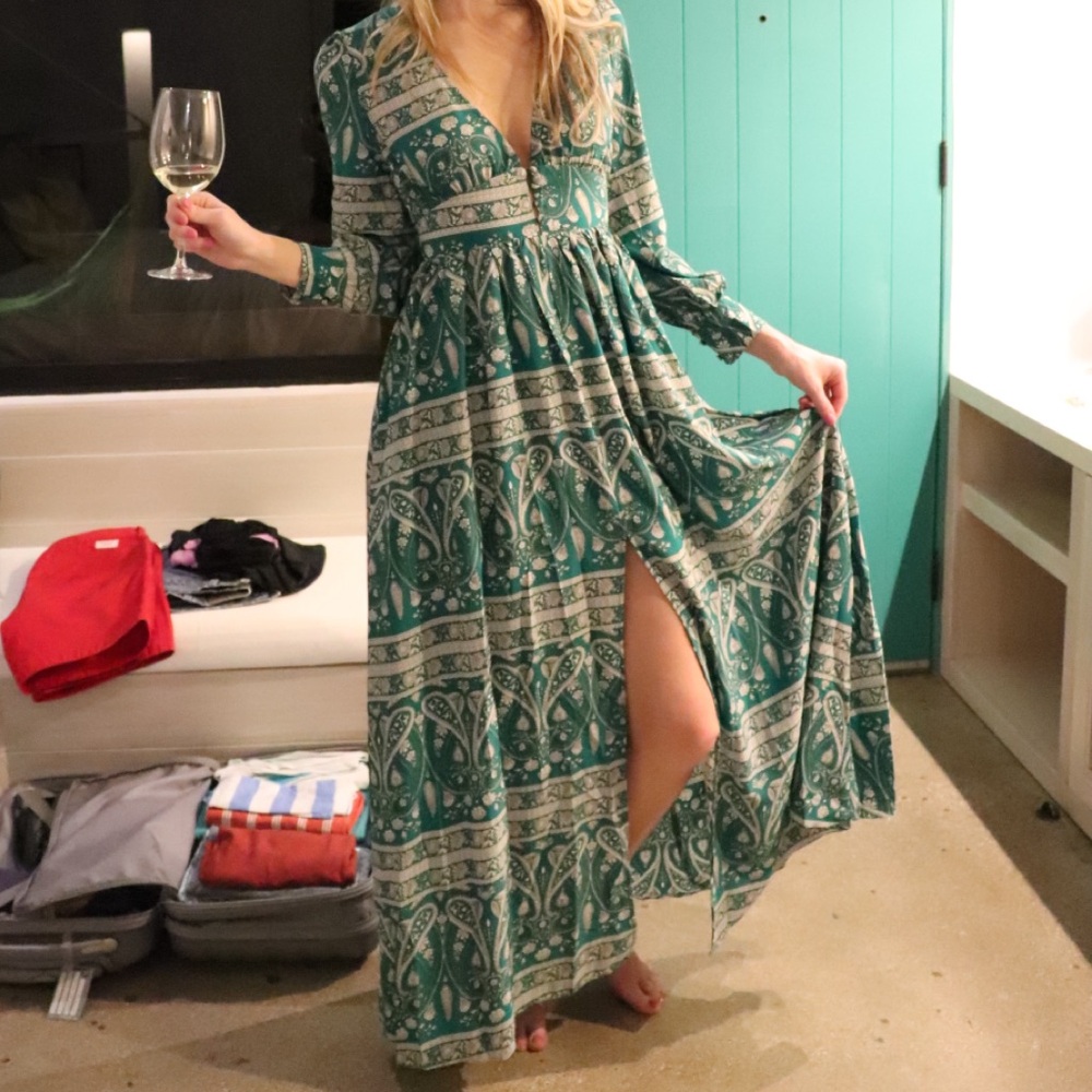 Glamorous Paisley Maxi Dress